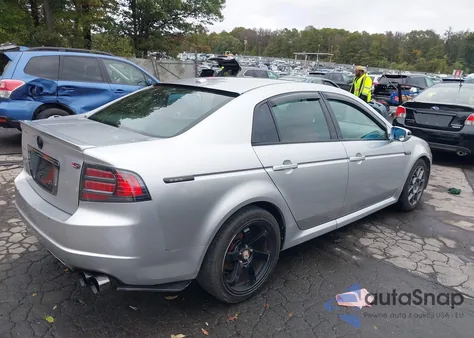 2007 Acura Tl Type S from USA, damaged, VIN 19UUA76567A007485